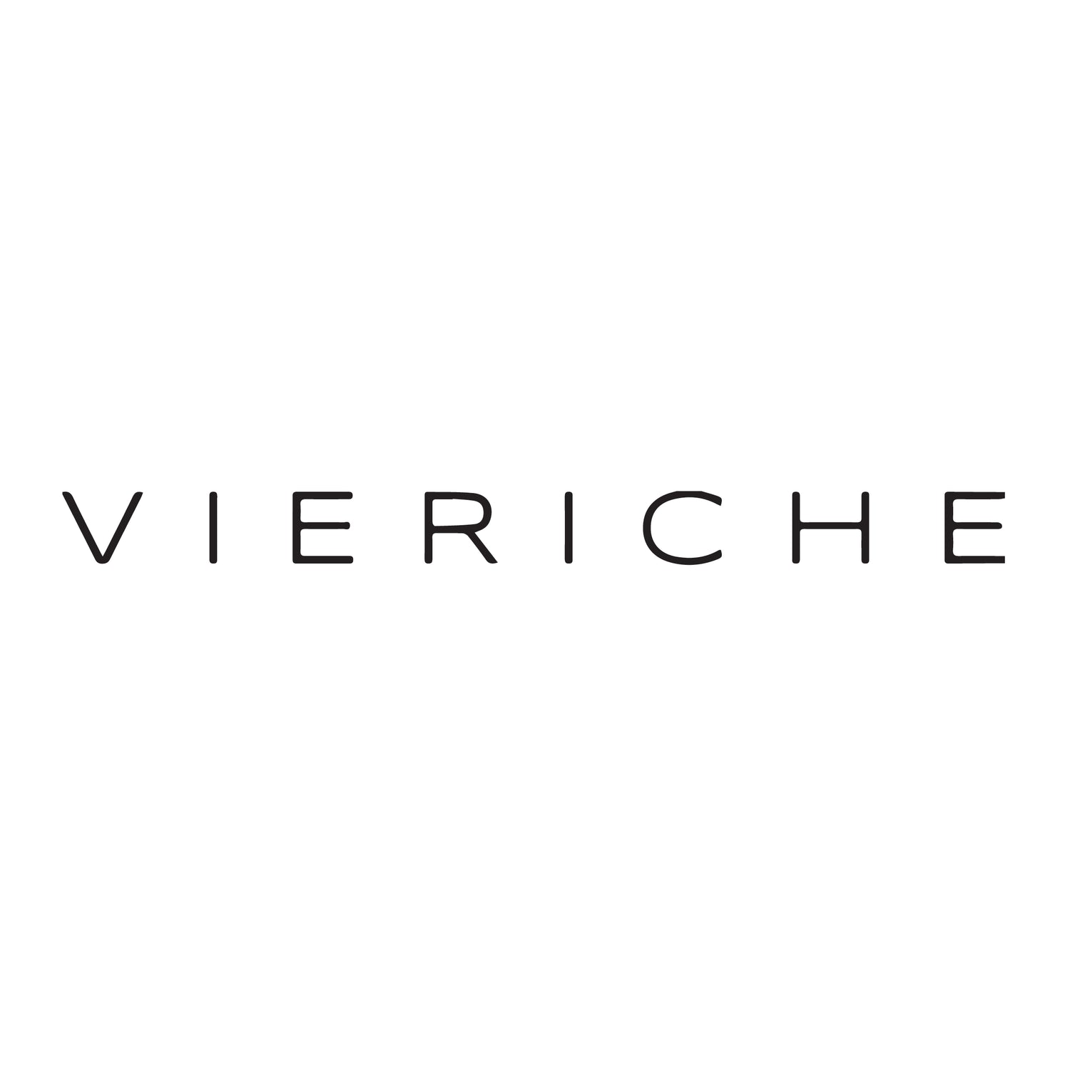 Vie+Riche Logo White ink on Black