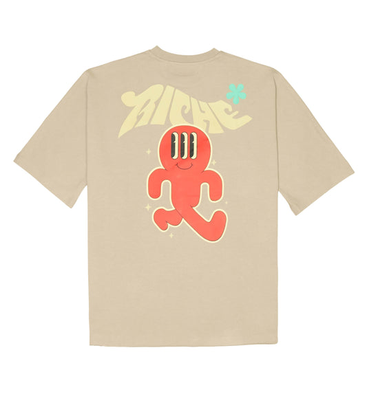 Strangely Happy Tee - Sand | Vie+Riche
 _1