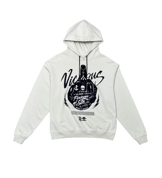 Vicious Vintage Hoodie - Light Sand | Vicious _1