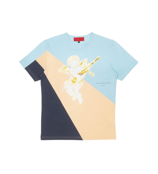 Fly Cherub Tee - Blue | Vie+Riche
 _1