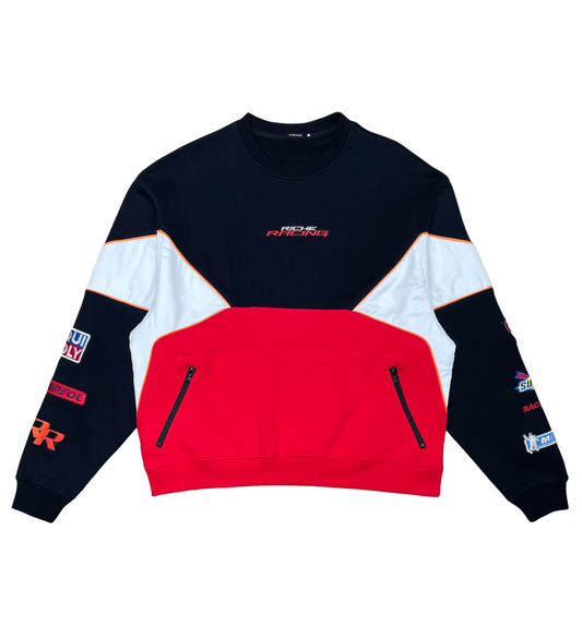 Spade Moto Crewneck - Black | Vie+Riche
 _1