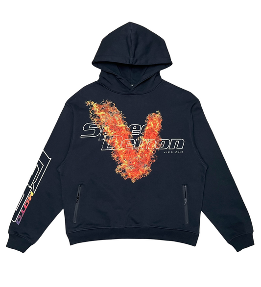 Demon Flame Hoodie - Black | Vie+Riche
 _1