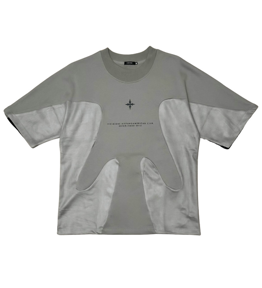 Hac Colorblock Tee - Grey | Vie+Riche
 _1