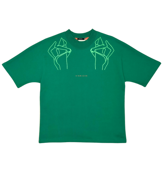 Pleasure Tee - Green | Vie+Riche
 _1