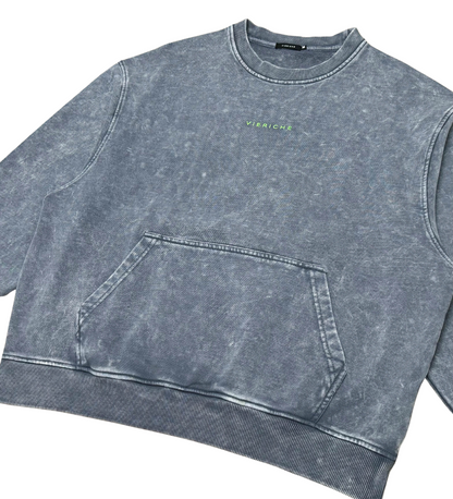 TieDye Obsession Crewneck - Grey | Vie+Riche
 _3