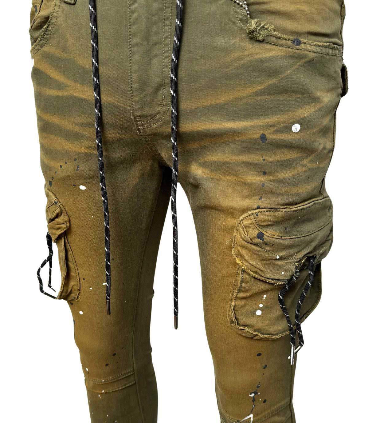 Twill Cargo Pant Dirty Olive by Vicious - 2