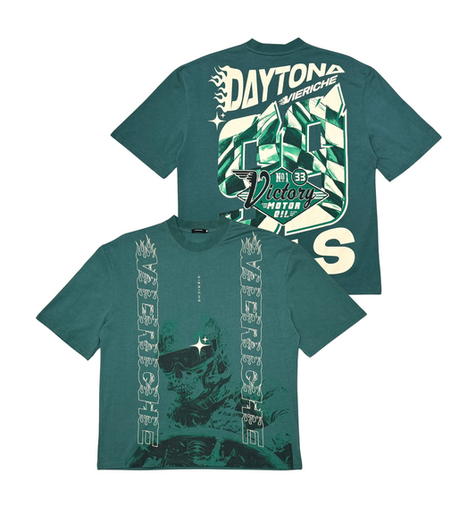 Daytona Nationals Tee - Green - 1 | By Vie+Riche | Humen Brand